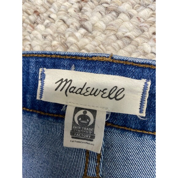 Madewell Curvy Slim Wide Leg Crop Raw Hem Size 31 - Picture 8 of 10